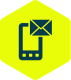 phone and envelope icon